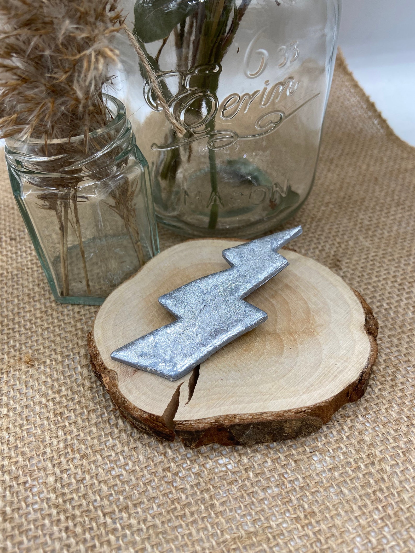 Gold/silver Lightning Bolt Hair Clip Hair Accessory Etsy UK