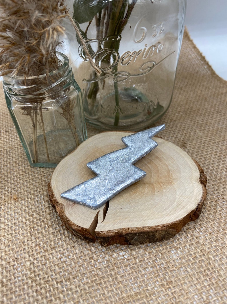 Gold/silver Lightning Bolt Hair Clip Hair Accessory Etsy UK