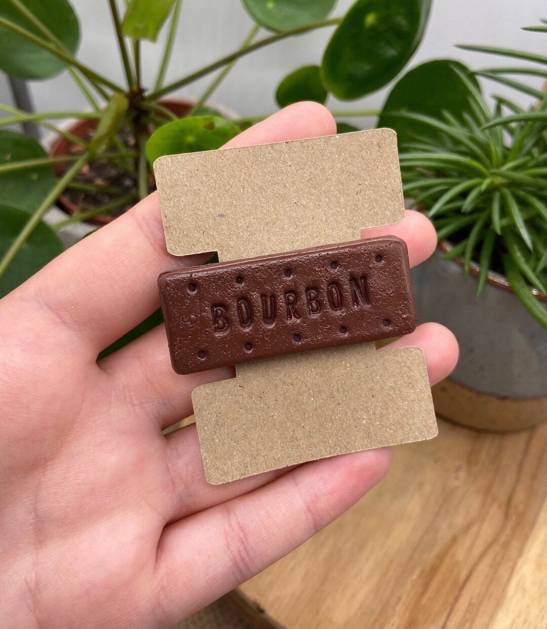 Chocolate Biscuit Hair Clip/barrette Hair Slide Faux Food Accessories ...