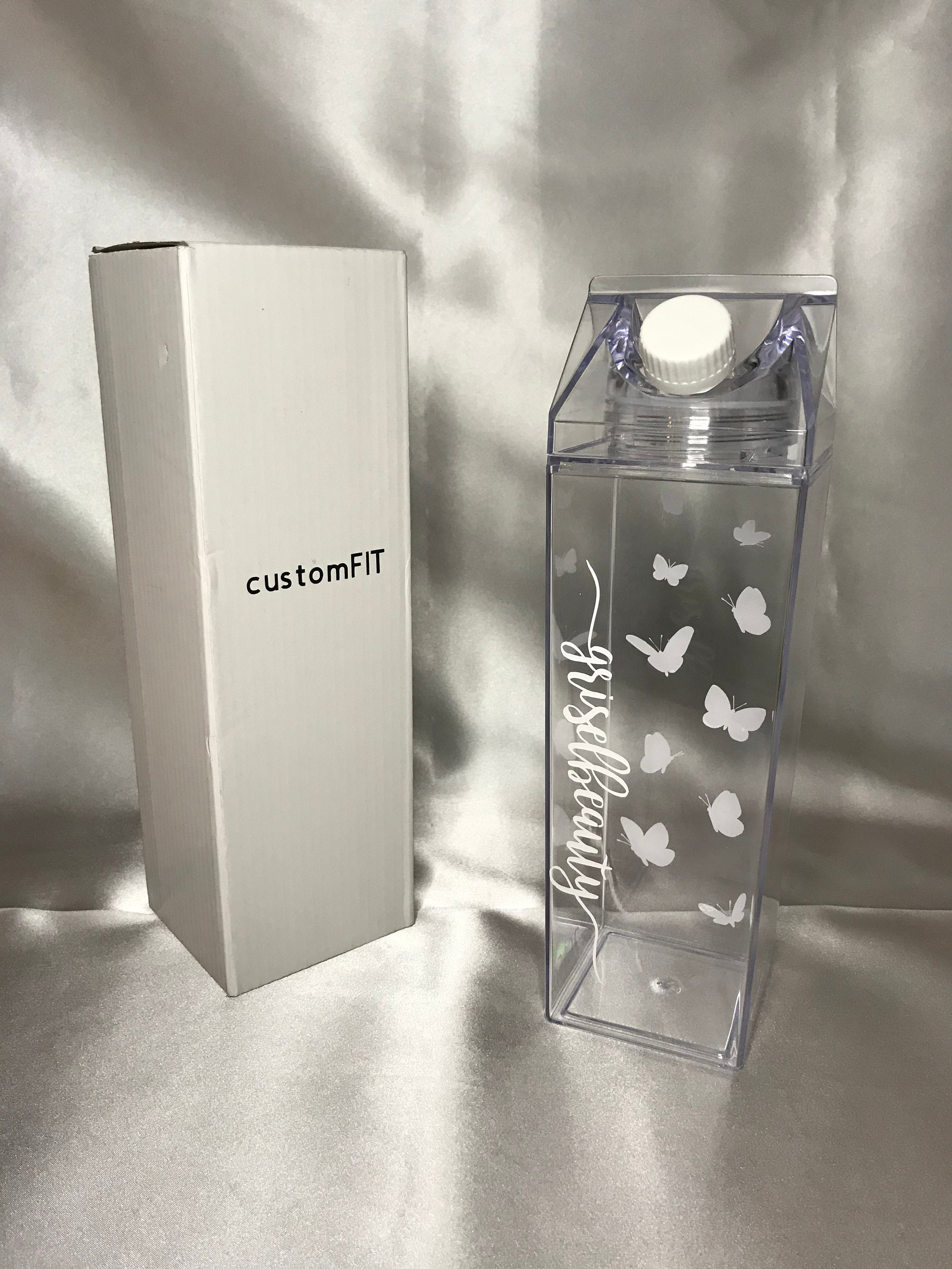 Custom Milk Carton Bottle with Name | Etsy