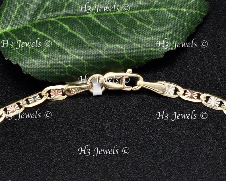 Real 14k yellow gold Baby ID Valentino Bracelet lobster 6 inches 2.40 grams image 5