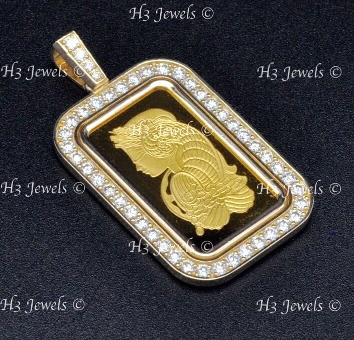 9999 Credit Suisse 10 Grams Pamp Gold Bullion 14k Yellow Gold