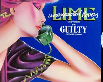 1985 Lime - Amantes inesperados, vinilo, 12", 45 RPM