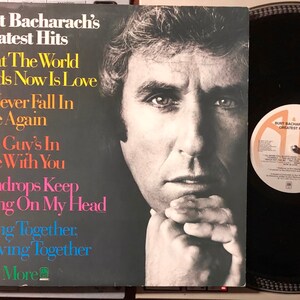 1973 Burt Bacharach's Greatest Hits , Vinyl, LP, Compilation - Etsy