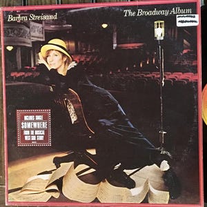 1986 Barbra Streisand - The Broadway Album  Vinyl, LP, Album, Stereo RaRe Yugoslavia Press