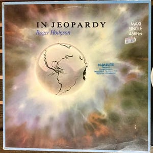 1984 Roger Hodgson - In Jeopardy ,  Vinyl, 12&quot;, 45 RPM
