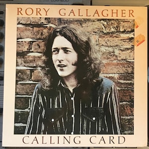 1977 Rory Gallagher – Carte de visite, vinyle, 33 tours, album, RaRe Greek Press