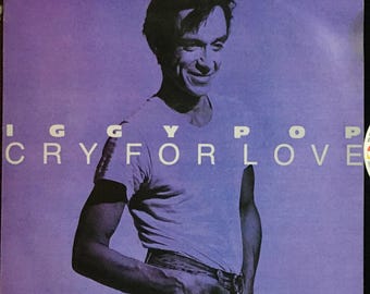1986 Iggy Pop – Cry For Love ,  Vinyl, 12", 45 RPM, Maxi-Single