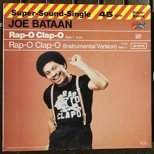 1979 Joe Bataan - Rap-O Clap-O, vinile, 12&quot;, 45 giri