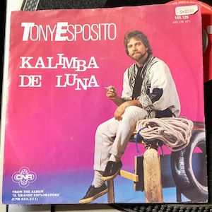 1984 Tony Esposito - Kalimba De Luna, Vinilo, 7", 45 RPM, Sencillo