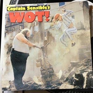 1982 Captain Sensible - Wot! , Vinyl, 7&quot;, 45 RPM, Single, Stereo