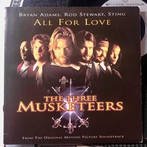 1993 Bryan Adams, Rod Stewart & Sting - All For Love , Vinyl, 7&quot;, 45 RPM, Single