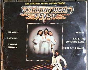 1977 RaRe Greek Press - Saturday Night Fever (The Original Movie Sound Track)  2 × Vinyl, LP, Album, Compilation, Gatefold