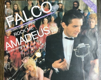 1985 Falco - Rock Me Amadeus (Salieri-Version) Vinile, 12", Maxi-Singolo, 45 GIRI