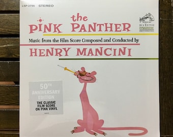 Factory Sealed , Henry Mancini - The Pink Panther (Music From The Film Score)  Vinyl, LP, Album, Reissue, Pink Vinyl