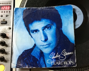 1984 Shakin' Stevens – Teardrops , Vinyl, 7", 45 RPM, Single, Stereo