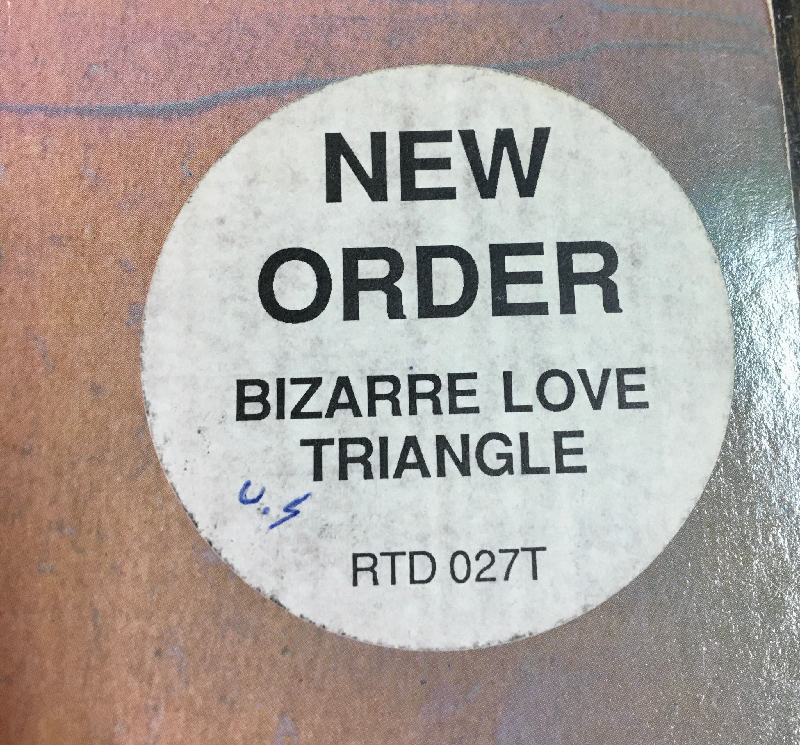 ニュー・オーダー NEW ORDER ビザー・ラヴ・トライアングル 1986 ニュー・オーダー - ビザール・ラブ・トライアングル