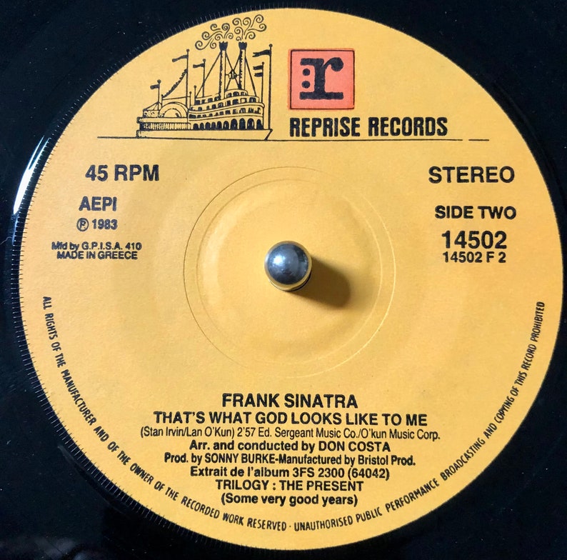 1983 Frank Sinatra Theme From New York New York Vinyl - Etsy