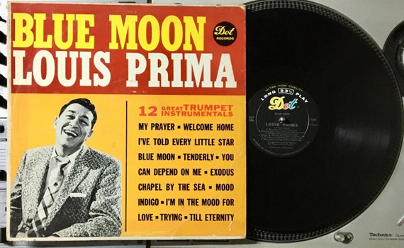 1961 Louis Prima Blue Moon Vinyl LP Mono 