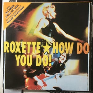 1992 Roxette - How Do You Do! Vinilo, 7", 45 RPM, 2 postales incluidas