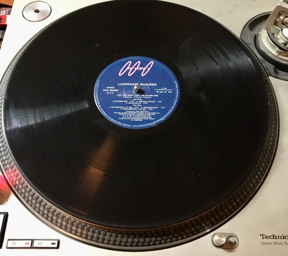 1993 Lorraine Mckane - Let the Night Take the Blame Remix , Vinyl