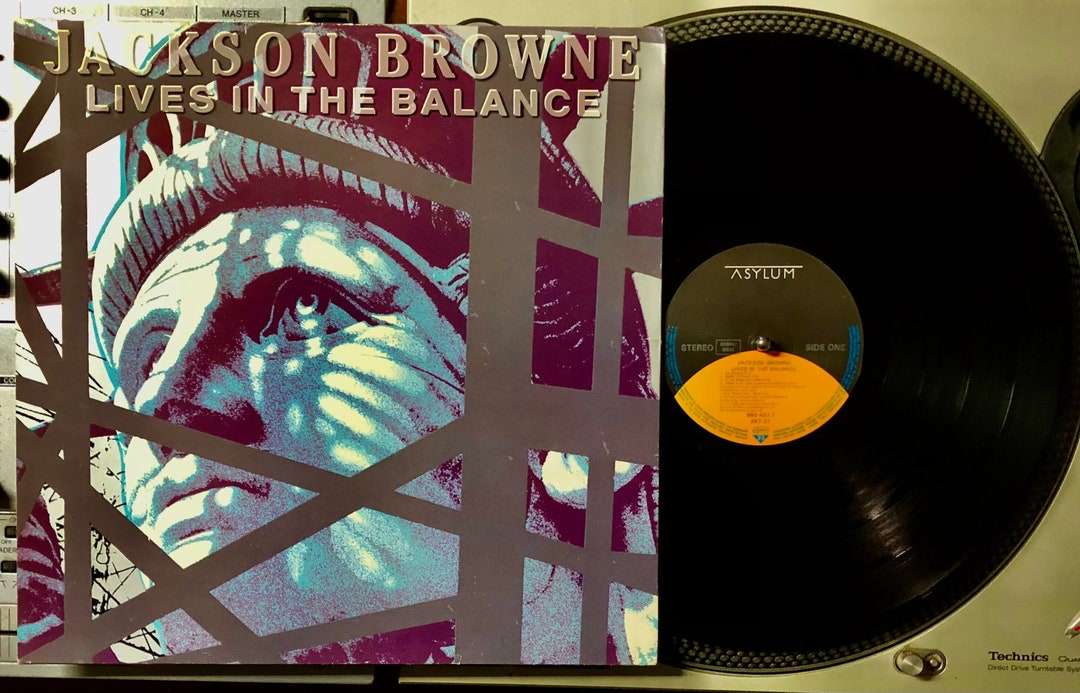 1986 Jackson Browne Lives in the Balance , Vinyl, LP, Album, Stereo Etsy