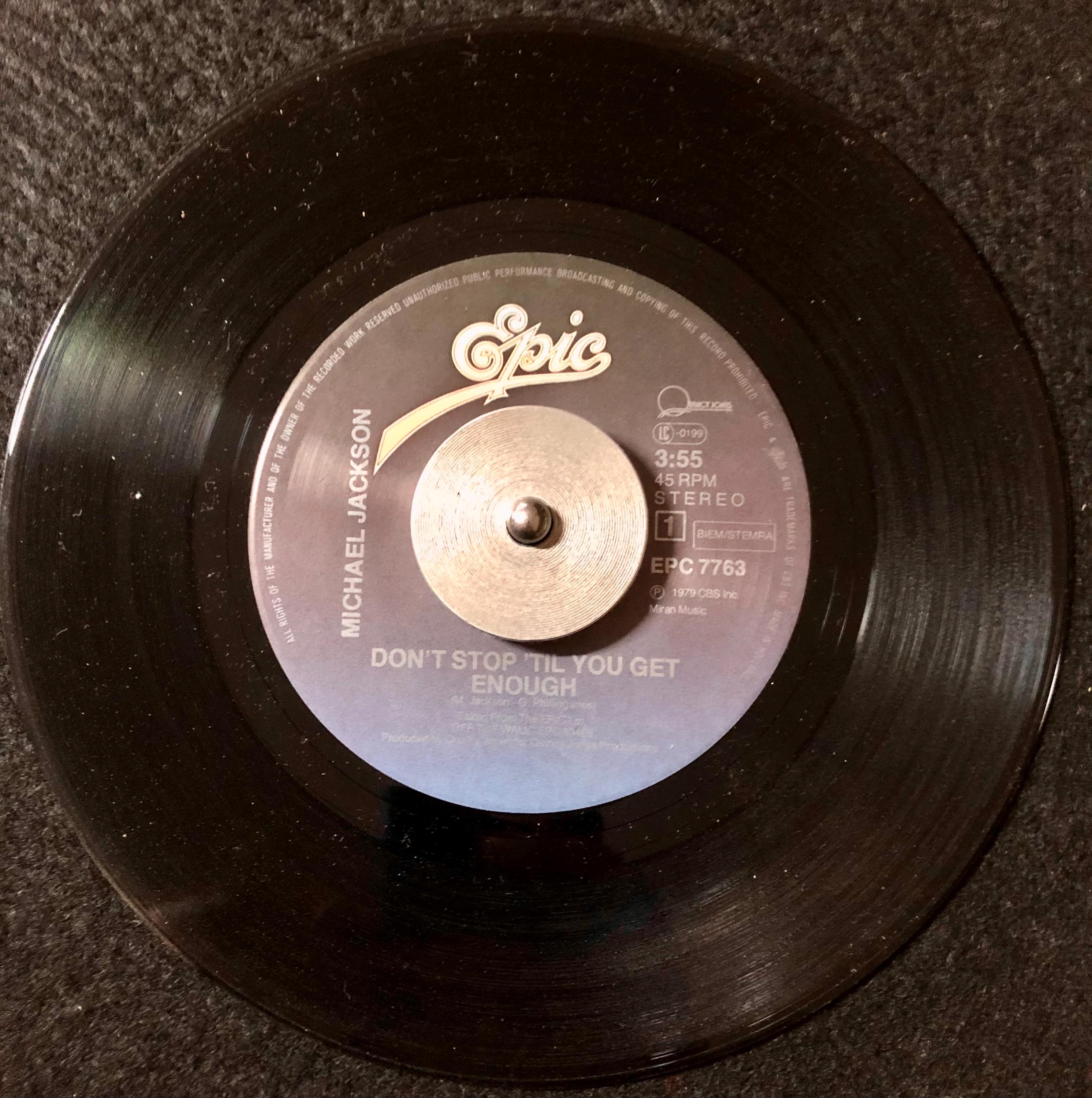 Michael Jackson　Don't Stop Medley 45rpmプ Michael Jackson 'Don't Stop Til You Get Enough' 45 Single (Japan
