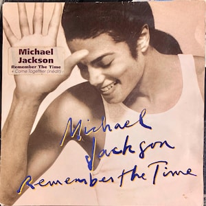 1992 Michael Jackson – Kom ihåg tiden, vinyl, 7", 45 RPM, singel