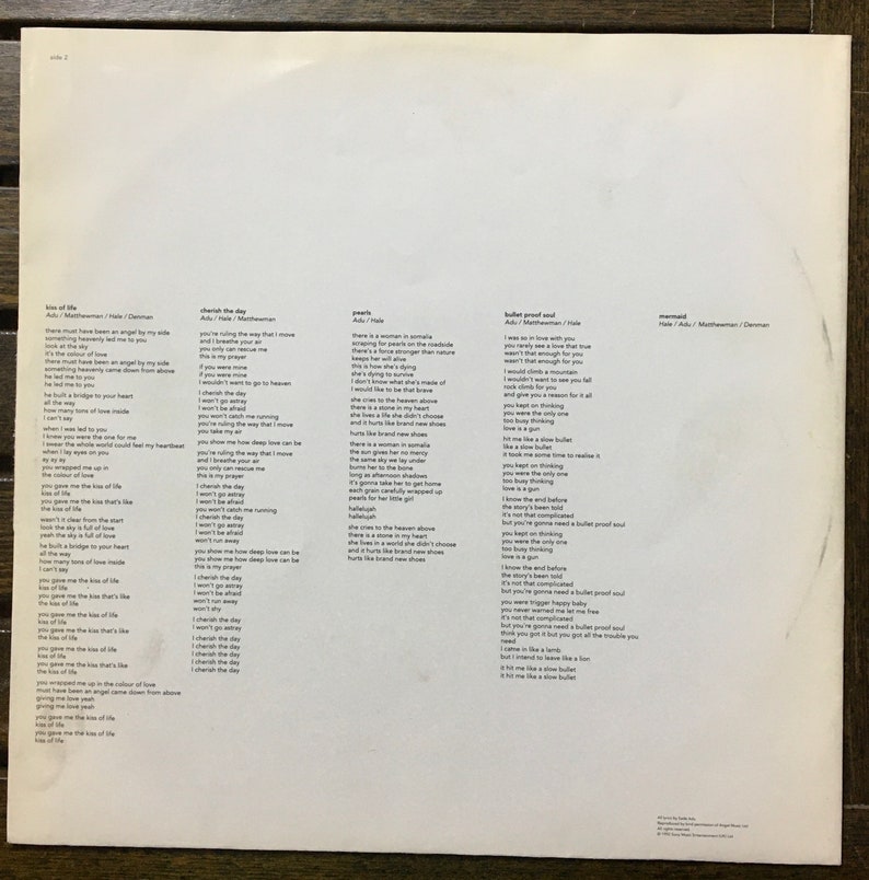 1992 Sade Love Deluxe Vinyl LP Album Souljazz Etsy New Zealand