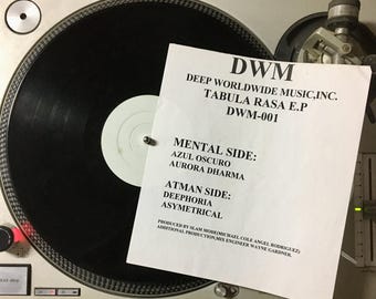 1997 Slam Mode - Tabula Rasa E.P , Vinyl, 12", 33 RPM, Promo, White Label