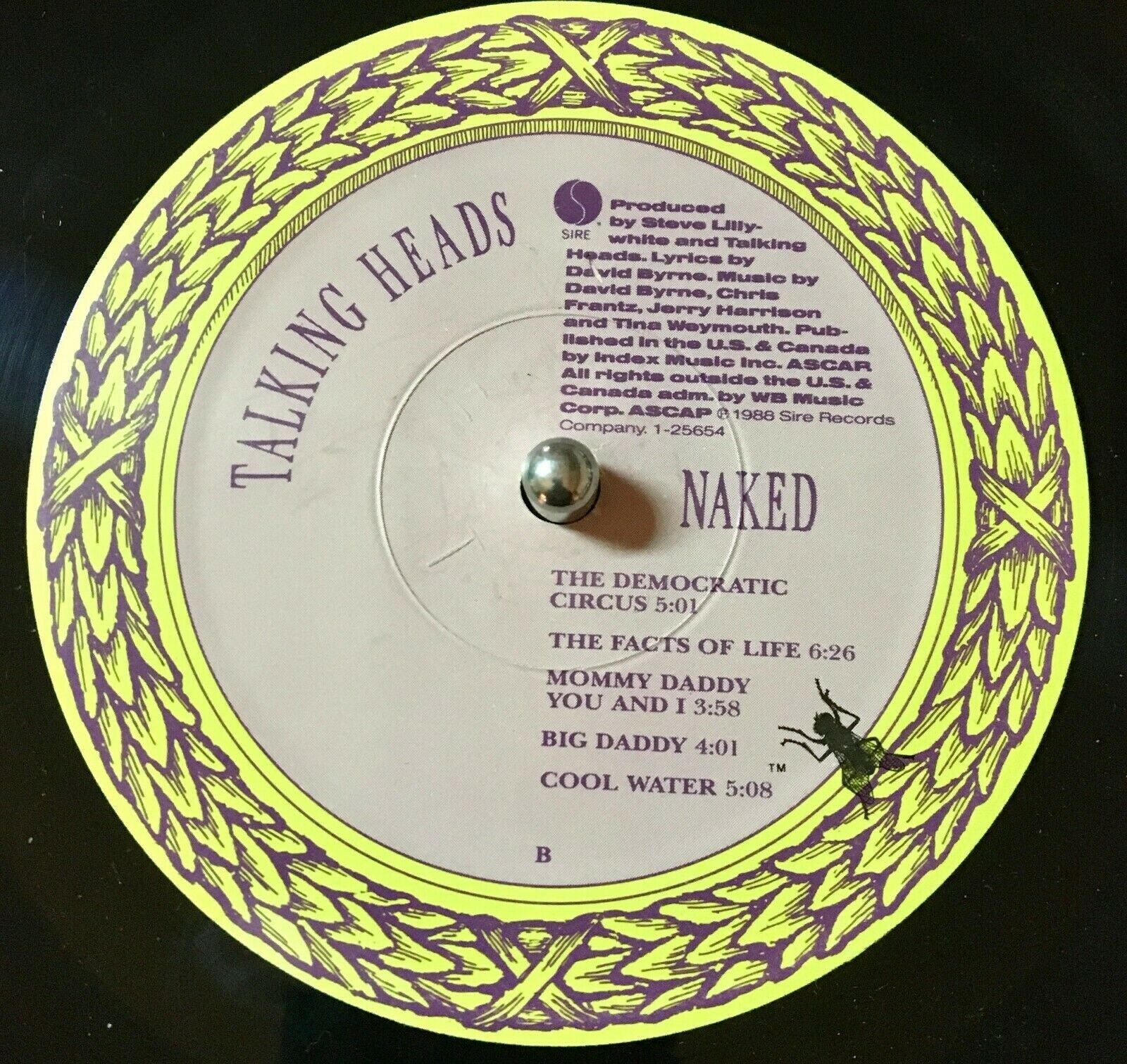 1988 Specialty Press, Unipak - Talking Heads - Naked - Vinyl