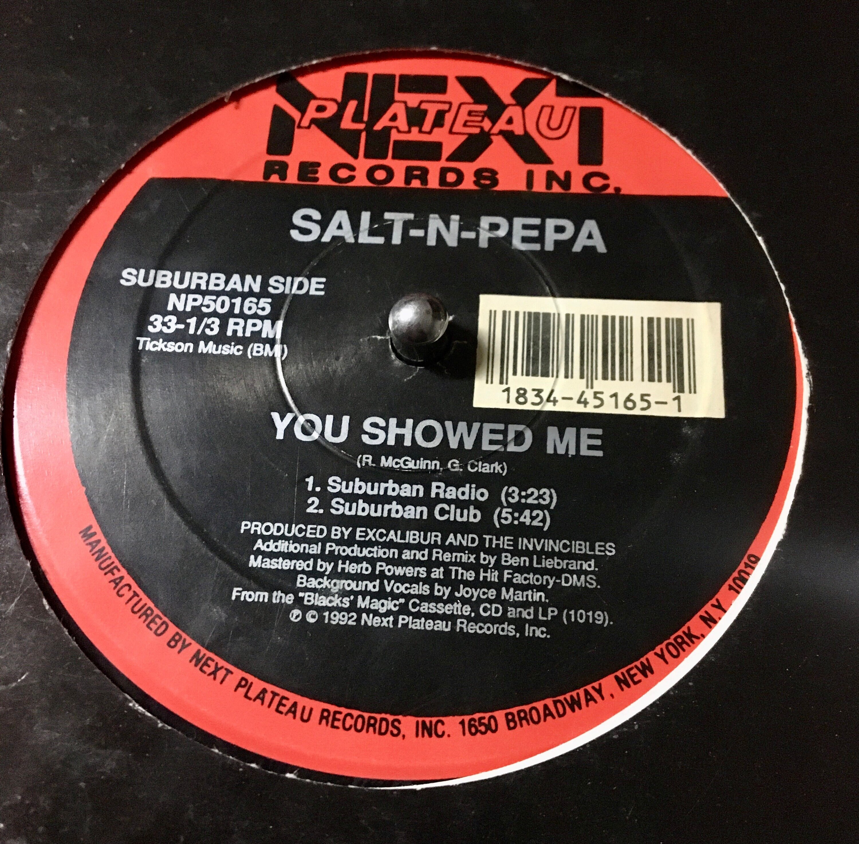 1992 Salt-N-Pepa - You Showed Me ,  Vinyl, 12", Single, 33 RPM
