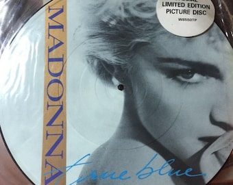 Madonna / TRUE BLUE / 1986 Vinyl 45 With Picture Sleeve / NM+ - Etsy