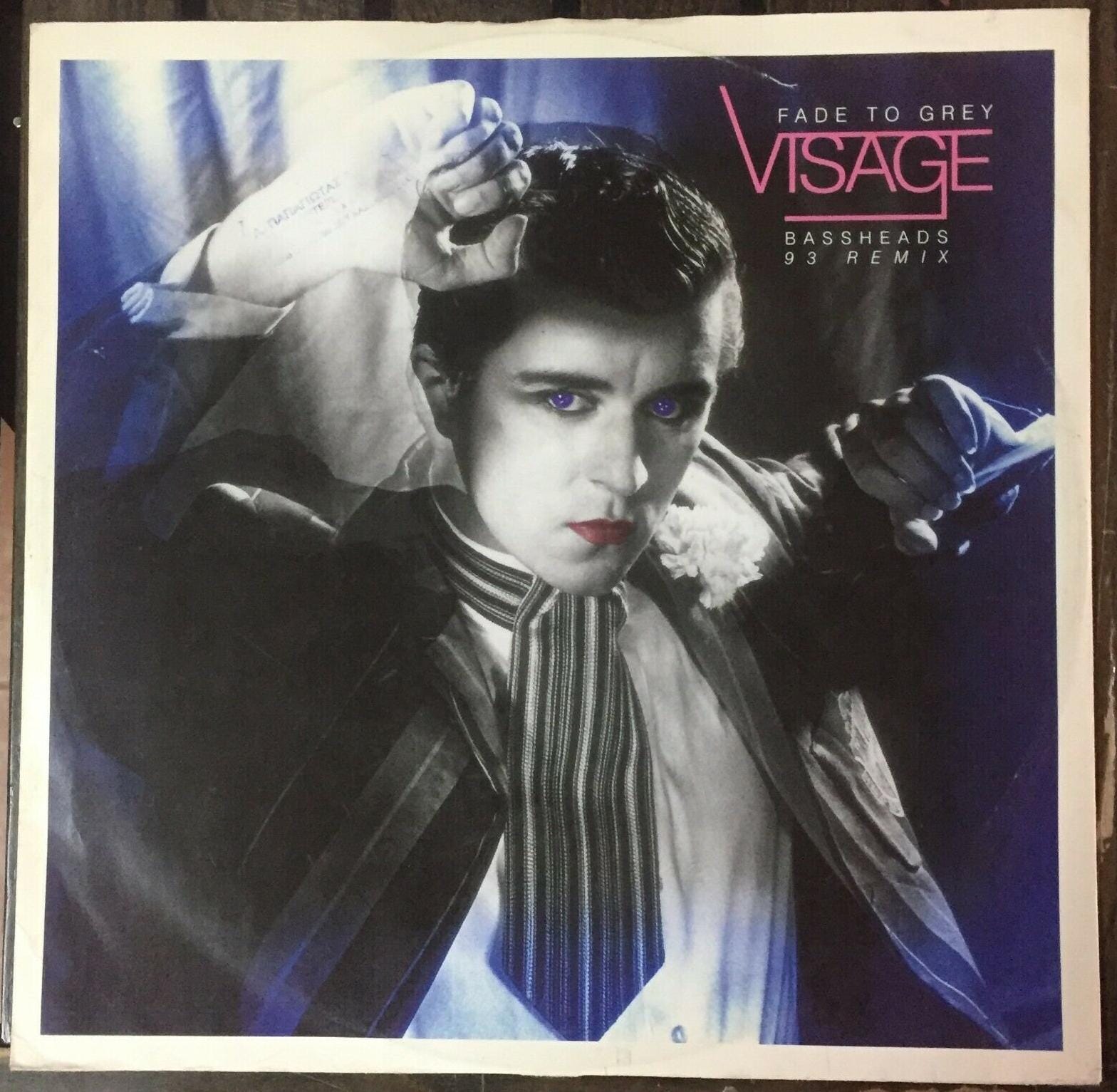 【当時物】ヴィサージ Visage ポスター 非売品 Fade to Grey Visage Fade to Grey - Etsy