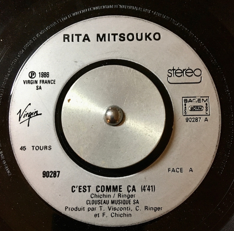 1987 Les Rita Mitsouko C'est Comme Ça Vinyl 7 Etsy 1987 Les Rita Mitsouko C'est Comme Ça Vinyl 7 Etsy