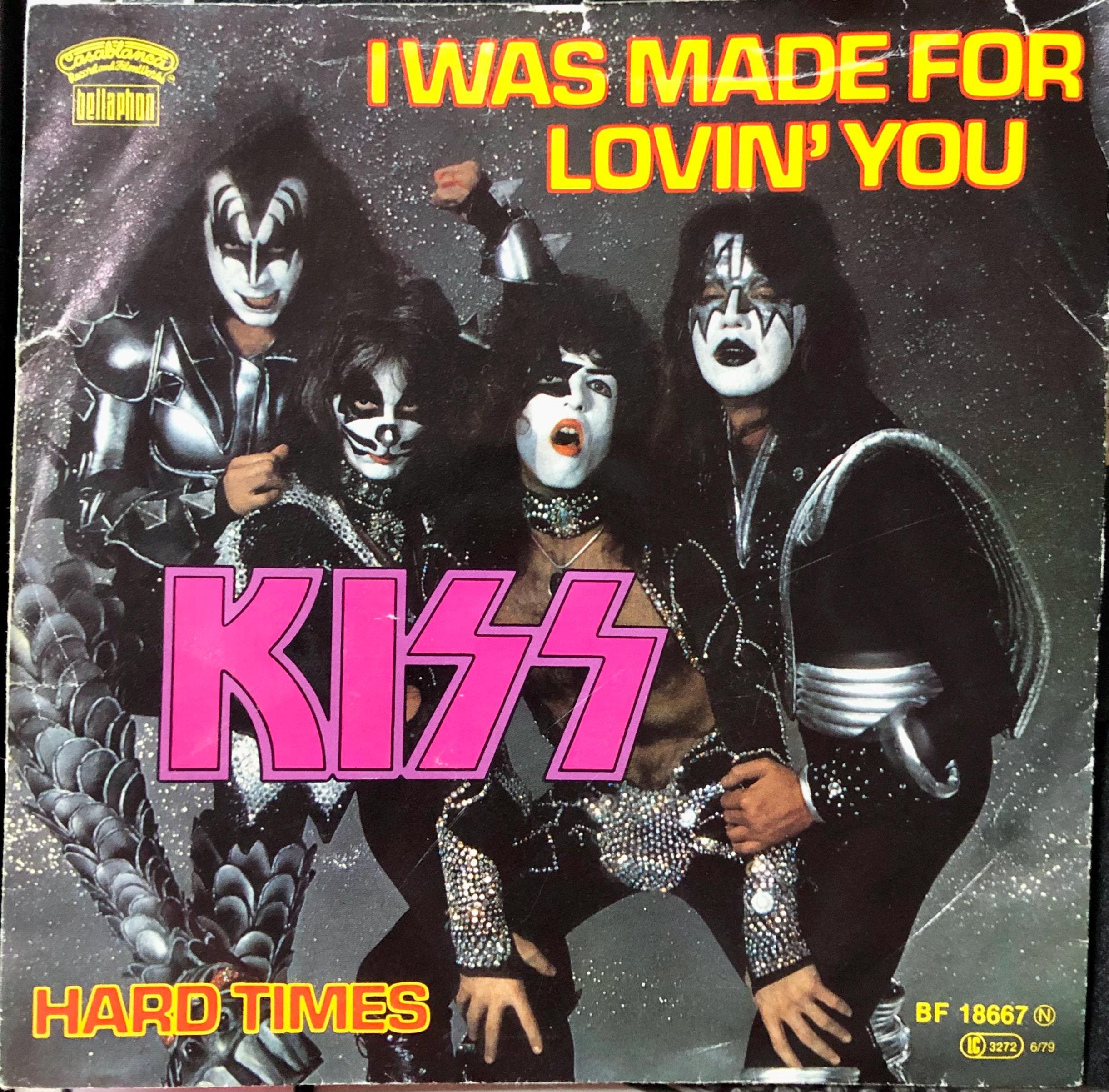 1979 Kiss – I Was Made for Lovin' You , Vinyl, 7