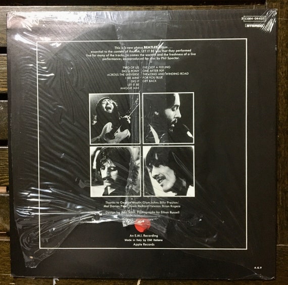 1981 (MINT) ビートルズ – Let It Be、ビニール、LP、アルバム - Etsy 日本