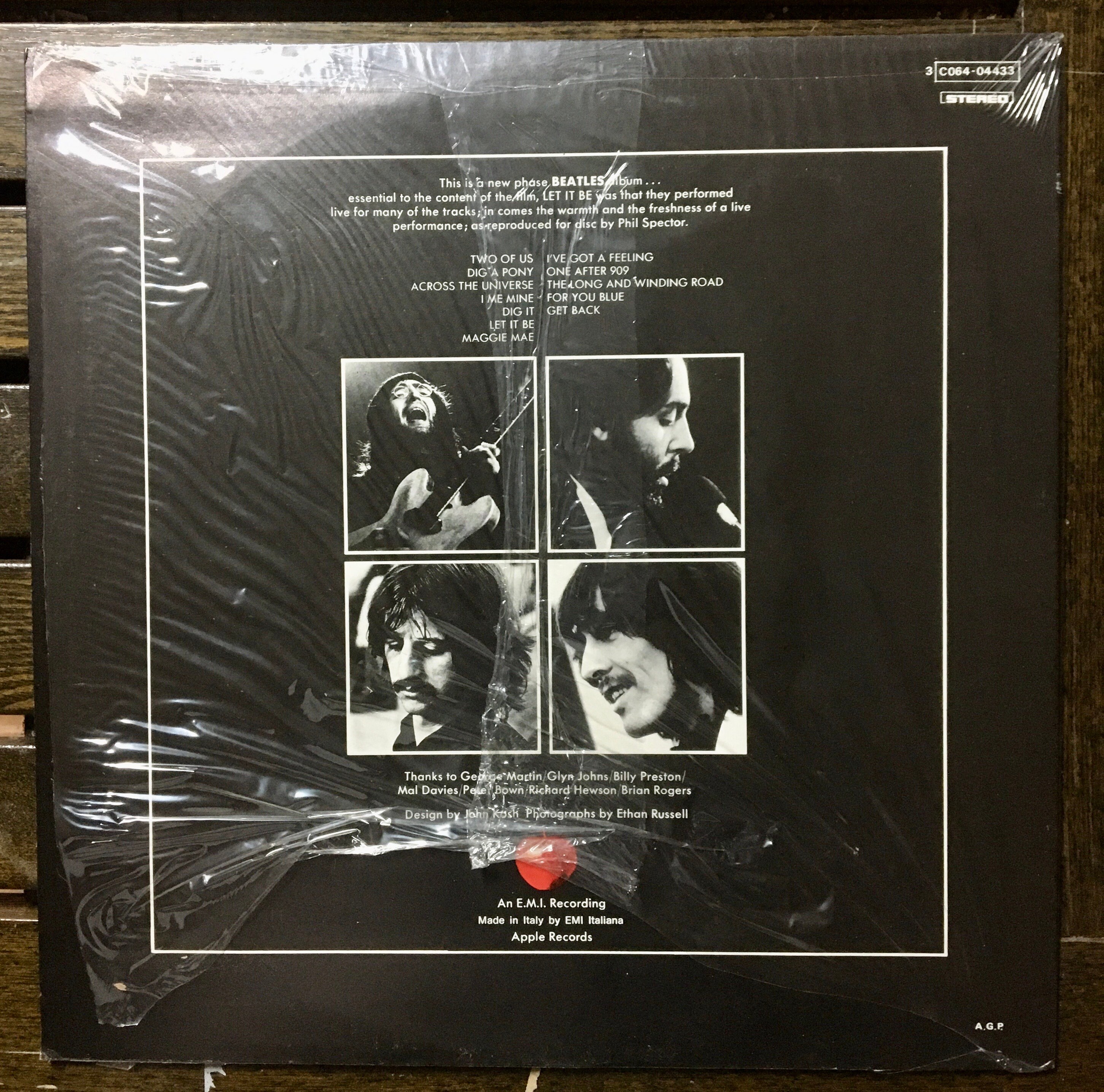 1981 (MINT) ビートルズ – Let It Be、ビニール、LP、アルバム - Etsy 日本