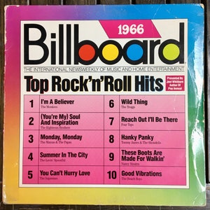 1988 Billboard Top Rock&#39;N&#39;Roll Hits - 1966 ,  Vinyl, LP, Compilation