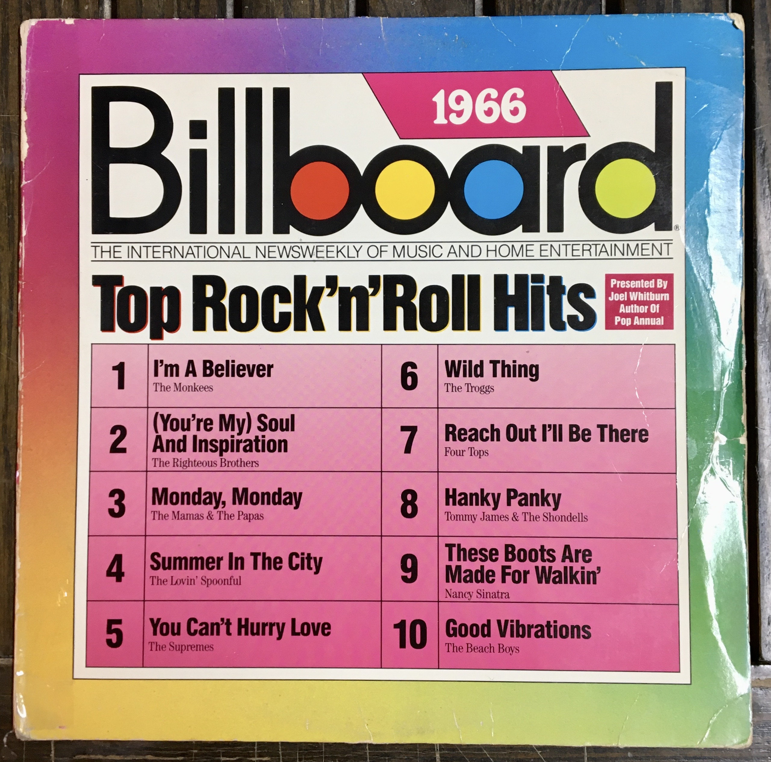 1988 Billboard Top Rock'n'roll Hits - 1966 , Vinyl, LP