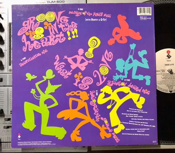 1990 Deee-lite - Groove is in the Heart , Vinyl, 12