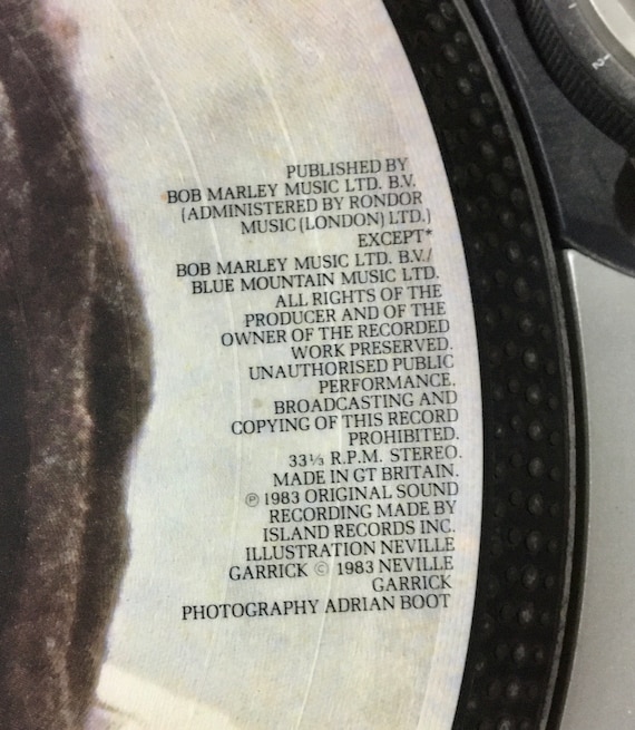 1983 Bob Marley & the Wailers – Confrontation , Vinyl, LP, Picture