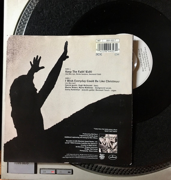1992 Bon Jovi – Keep the Faith , Vinyl, 7