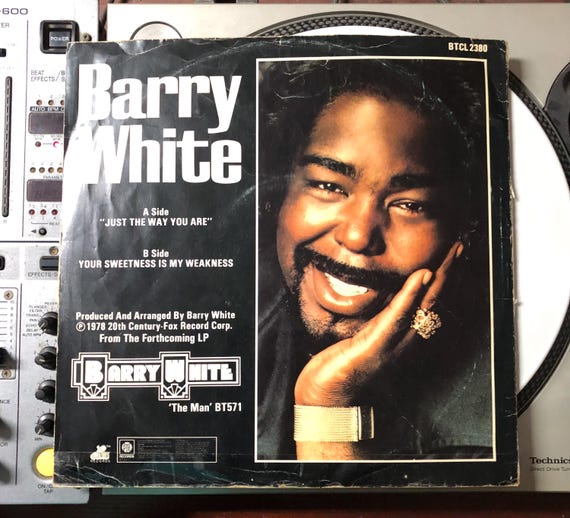 1978 Barry White - Just the Way You Are Vinyl 12