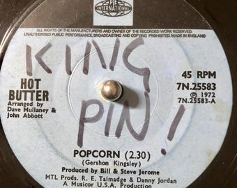 1972 Hot Butter - Popcorn , Vinyl, 7", 45 RPM, Single
