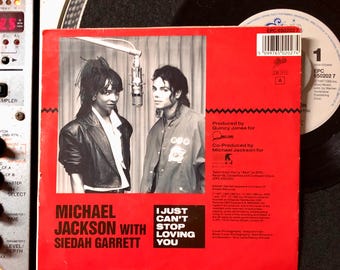 1987 Michael Jackson – I Just Can't Stop Loving You , Vinyl, 7