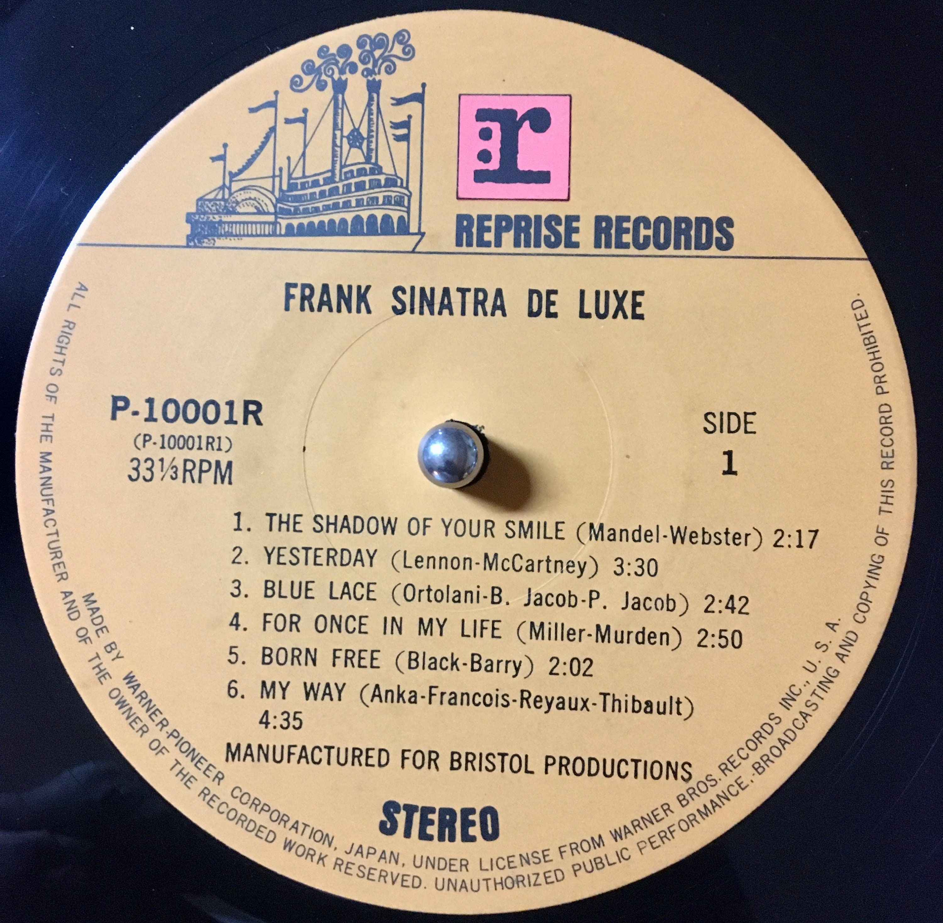 1975 Frank Sinatra De Luxe Vinyl LP Compilation (near Mint) With 
