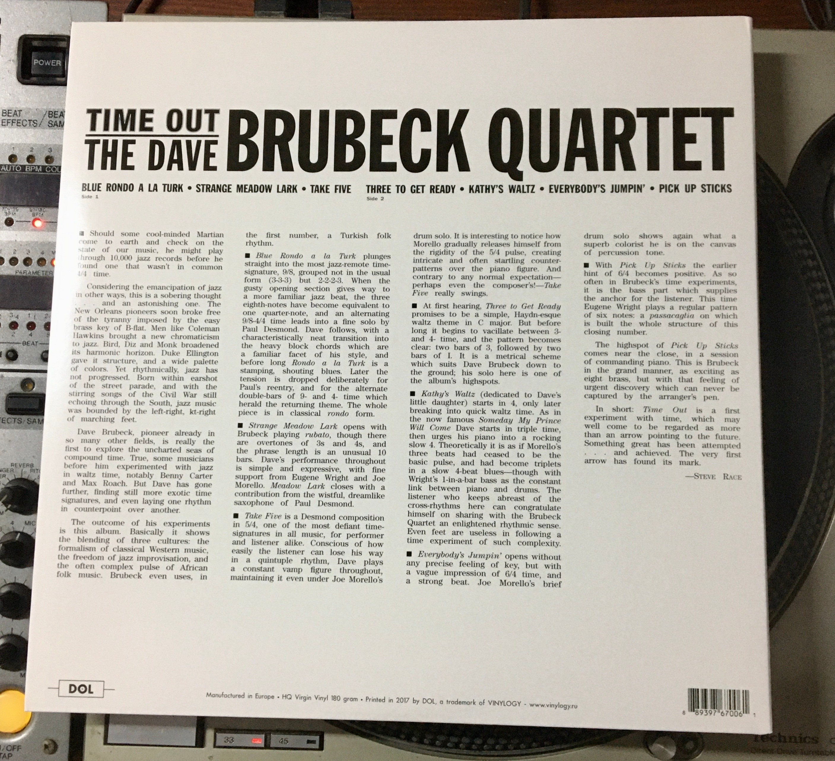 LP DAVE BRUBECK Time Out 20AP1459 CBS SONY JAPAN Vinyl | eBay