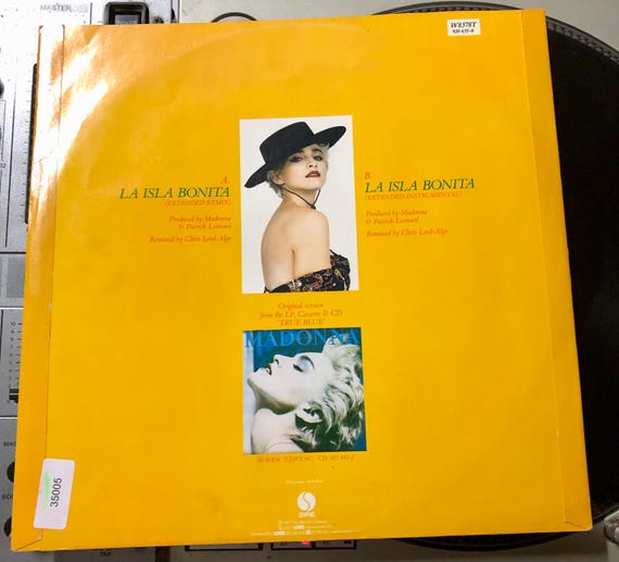 1987 Madonna – La Isla Bonita , Vinyl, 12