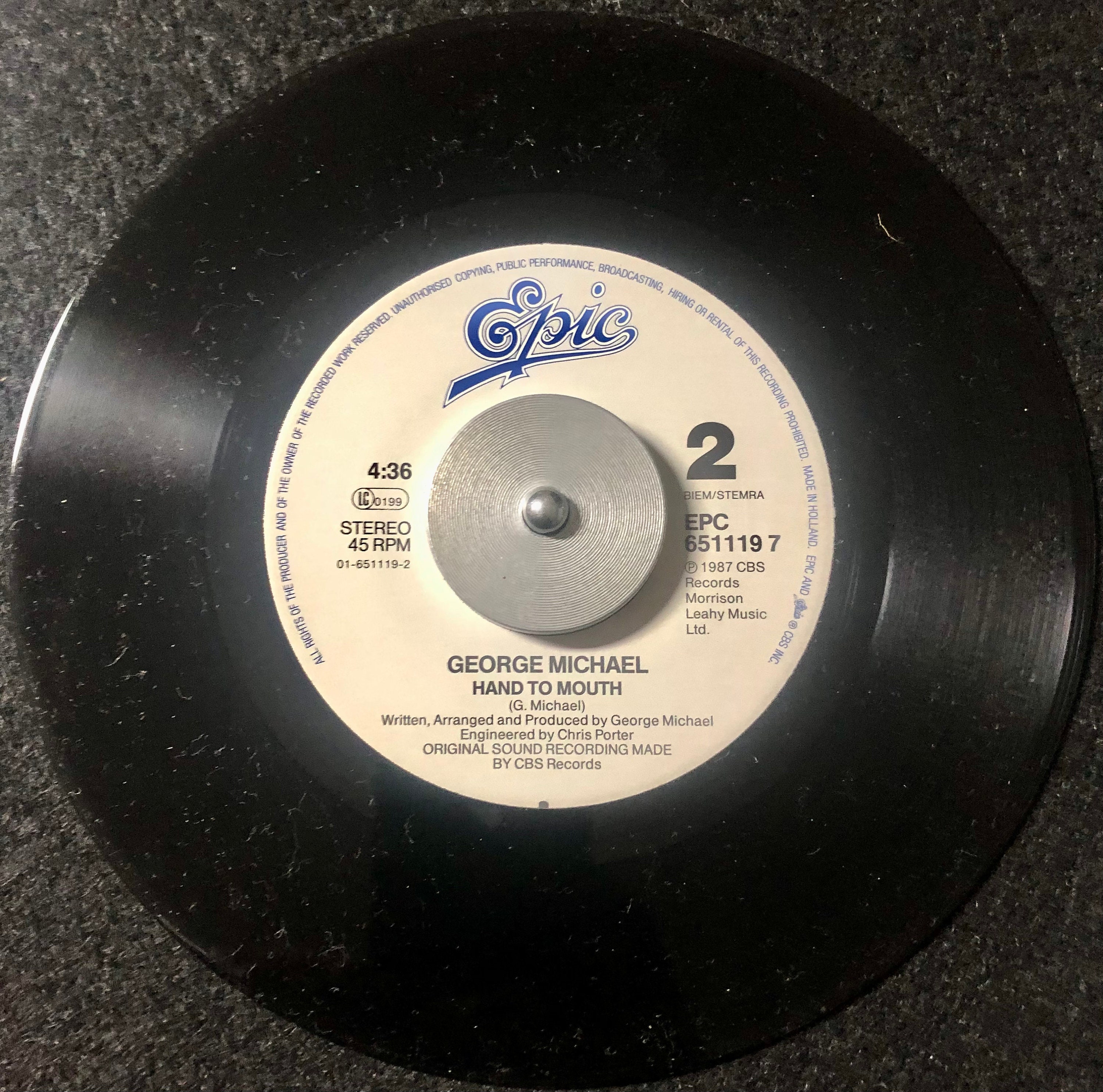 1987 George Michael - Faith , Vinyl, 7